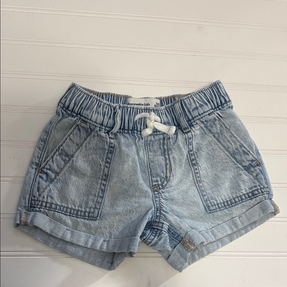 Abercrombie Kids Light Blue Denim Shorts